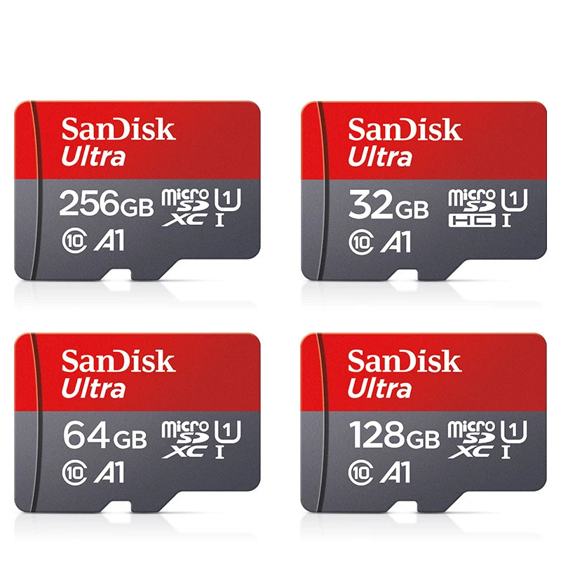 SanDisk Ultra Micro SD Card + Adapter + USB