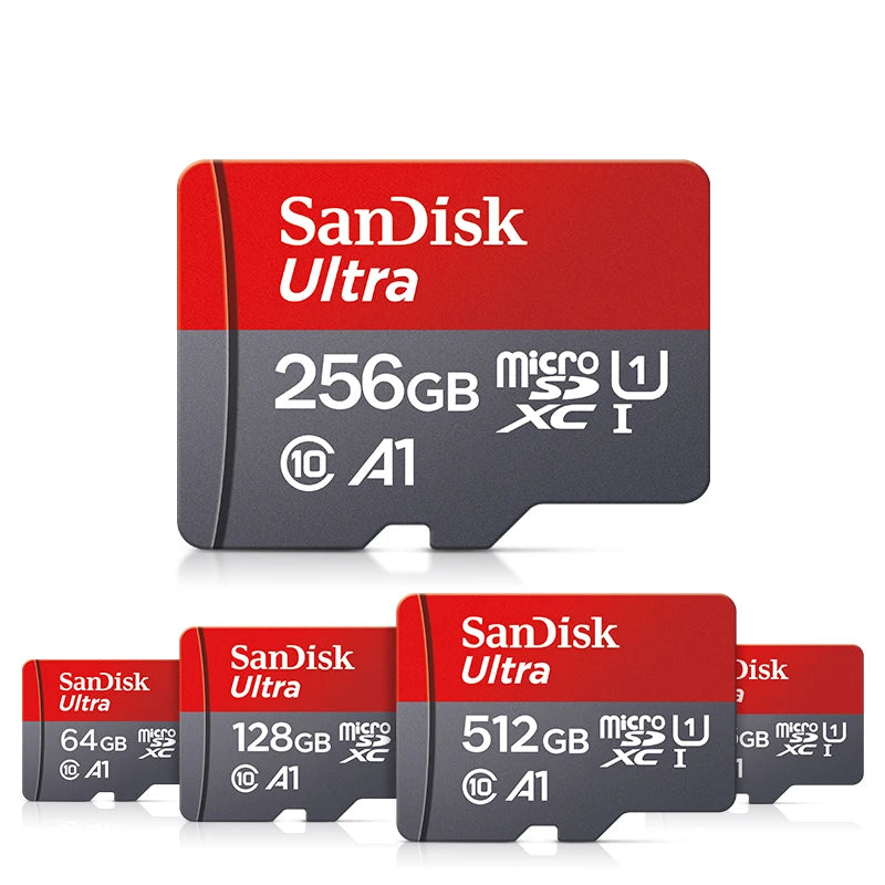 SanDisk Ultra Micro SD Card + Adapter + USB